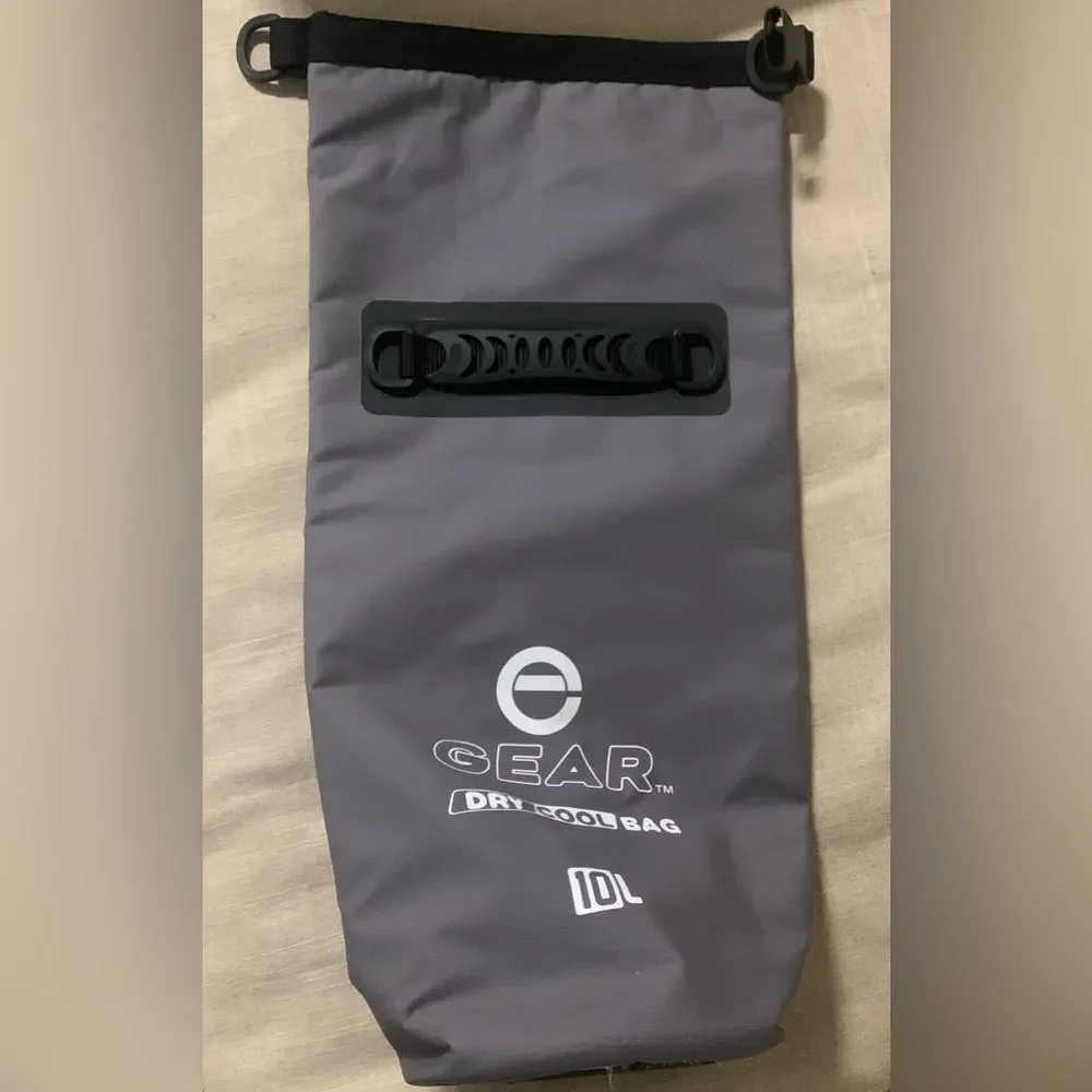 Enthusiast Gear Dry Cool Bag 10L Roll Top Waterproof Float Bag Insulated Gray